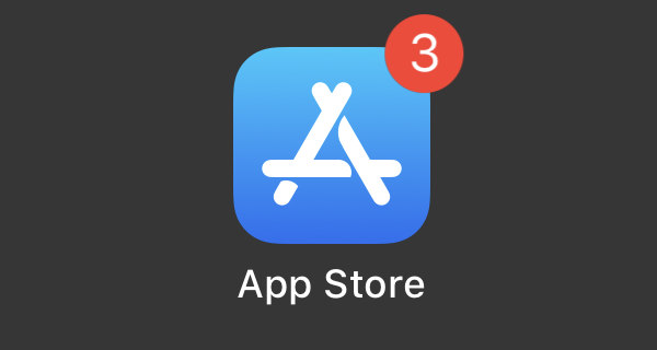iPhone：App Store のアップデート画面に簡単に移動する方法