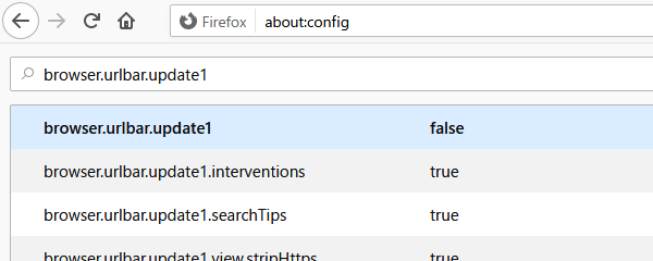 Firefox： アドレスバーの「拡大」と「よく見るサイト」の表示をやめる方法
