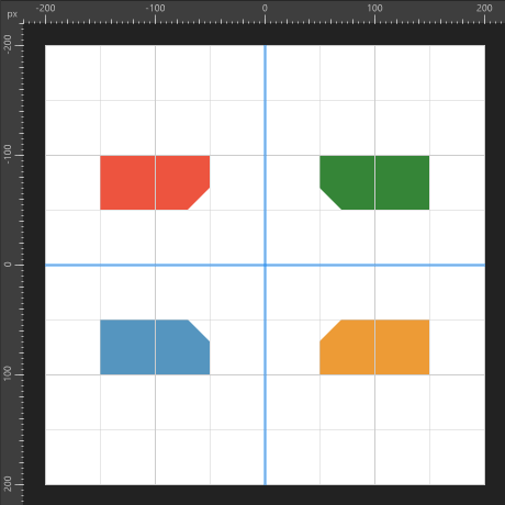 Affinity Photo： 座標の原点の位置を変えて左右対称などを簡単に作る
