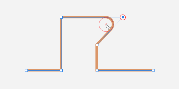 Affinity Designer： カーブの角をキレイに丸める「コーナーツール」の使い方