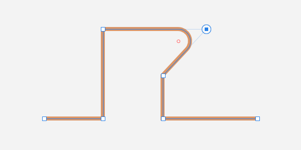Affinity Designer： カーブの角をキレイに丸める「コーナーツール」の使い方