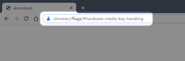 Chrome： 音量調整の横に出るメディアボタンを非表示にする