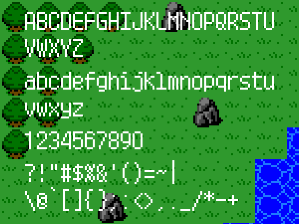 半角英数のサンプル