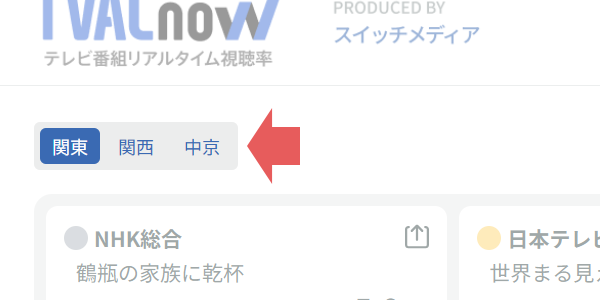 サイトの画面